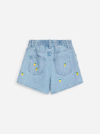 Denim Shorts - Blue - Image 2