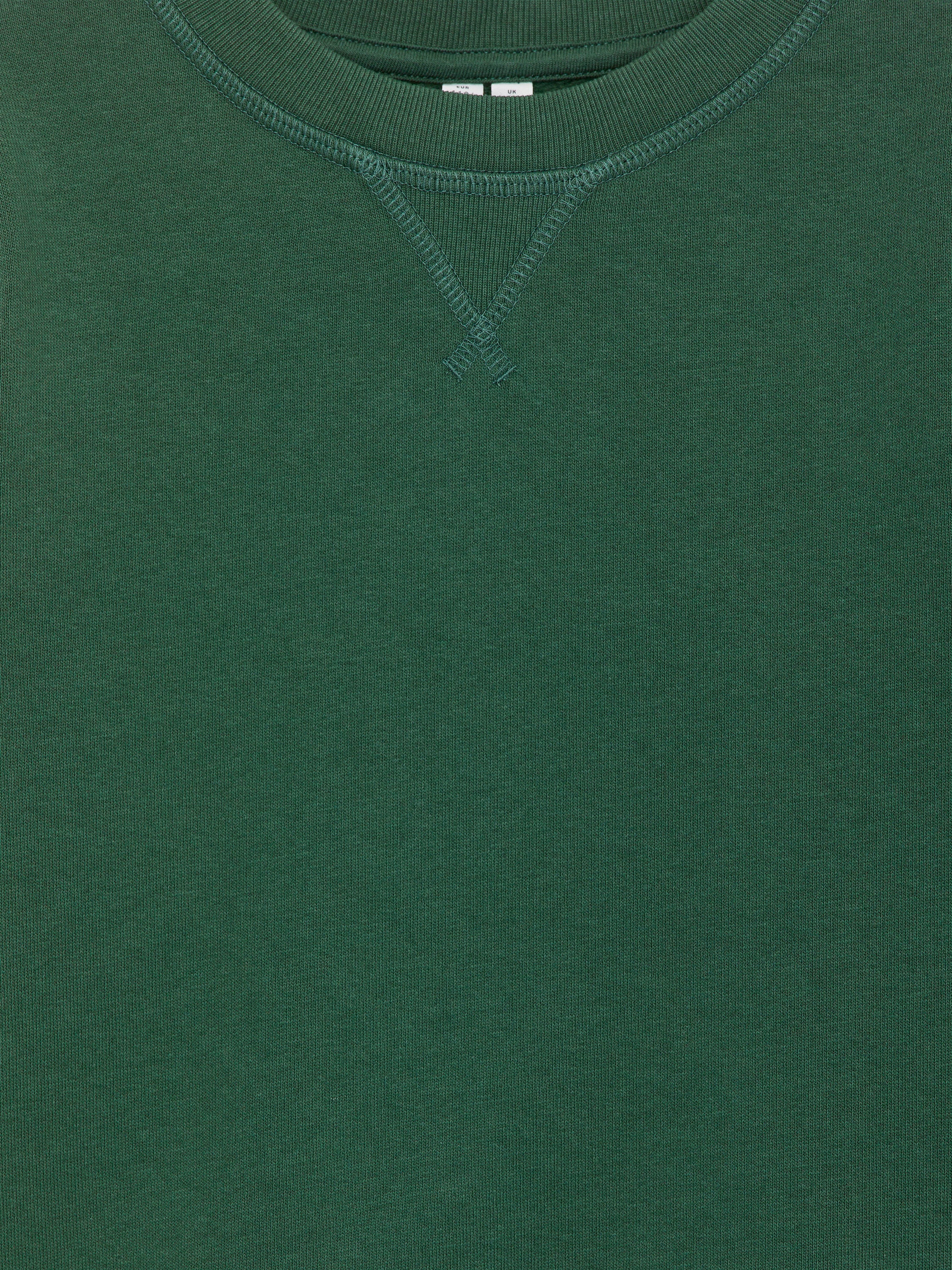 French Terry Sweatshirt - Green - Image 3