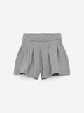Pleated Skirt-Shorts - Grey