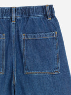 Denim Pull-On Shorts - Blue - Image 3