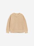 Relaxed Cotton Sweatshirt - Beige