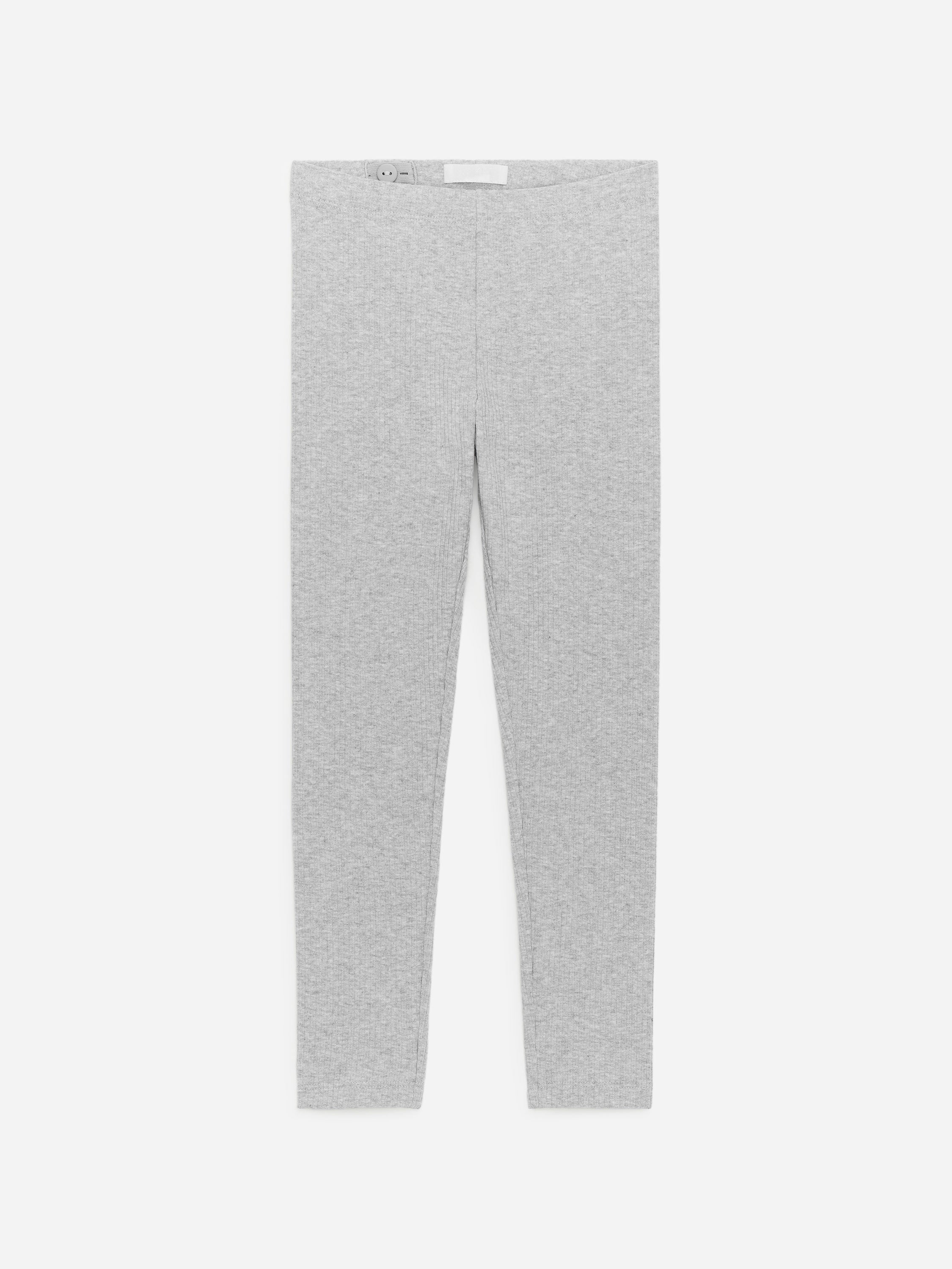 Rib Jersey Leggings Set of 2 - Black - Image 2