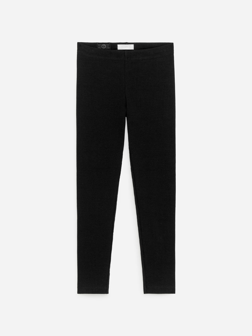 Rib Jersey Leggings Set of 2 - Black - Image 3