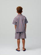 Seersucker Shorts - Blue - Image 3