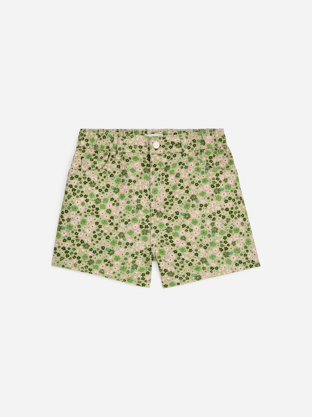 Denim Shorts - Green