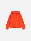 Cropped Hooded Sweatshirt - Orange