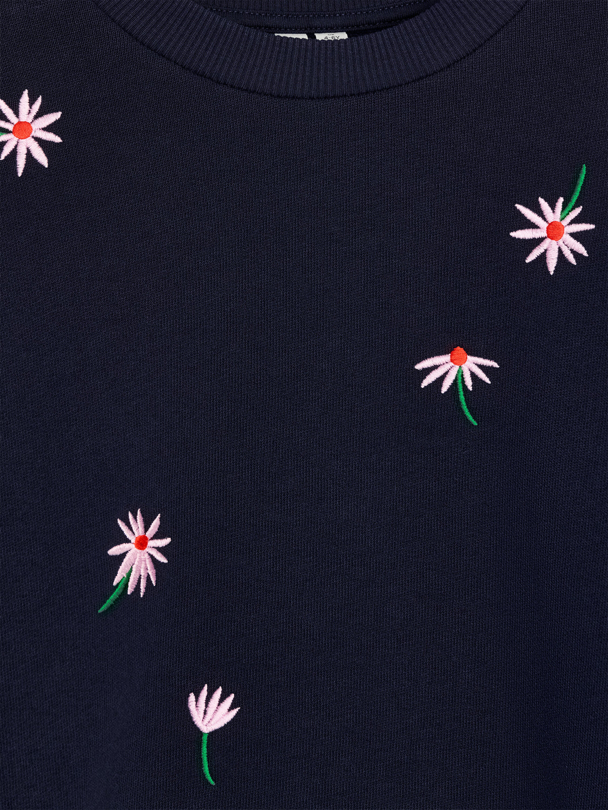 Embroidered Sweatshirt - Blue - Image 3