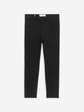 Rib Jersey Leggings - Black