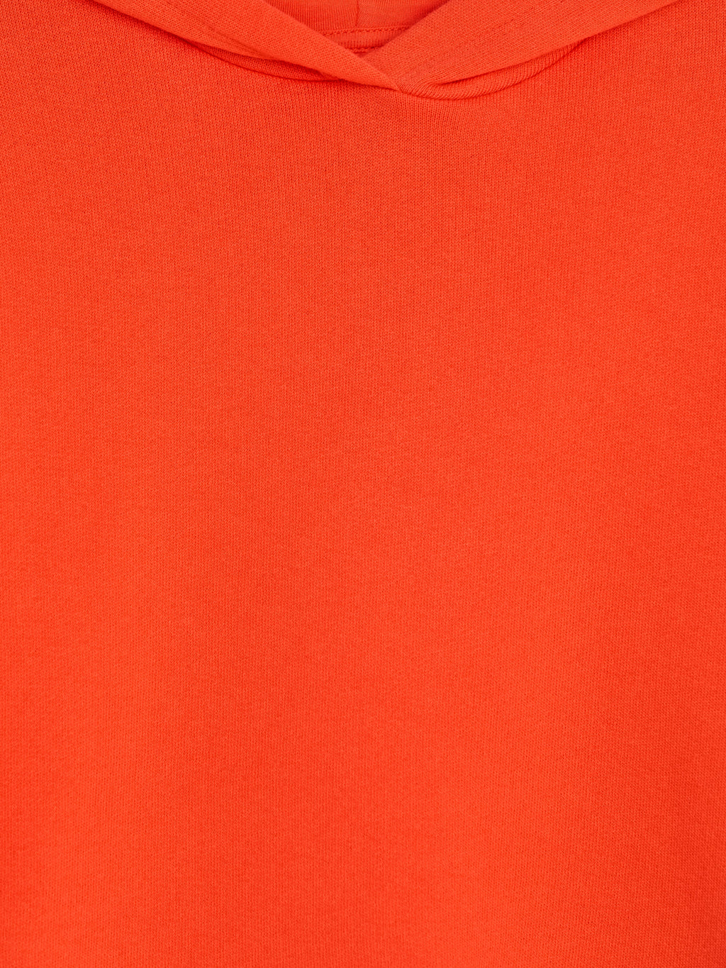 Cropped Hooded Sweatshirt - Orange - Image 3