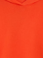 Cropped Hooded Sweatshirt - Orange - Image 3