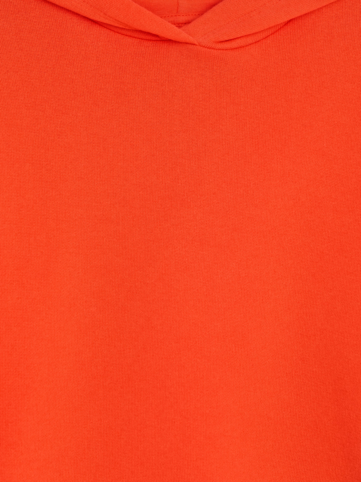 Cropped Hooded Sweatshirt - Orange - Image 3