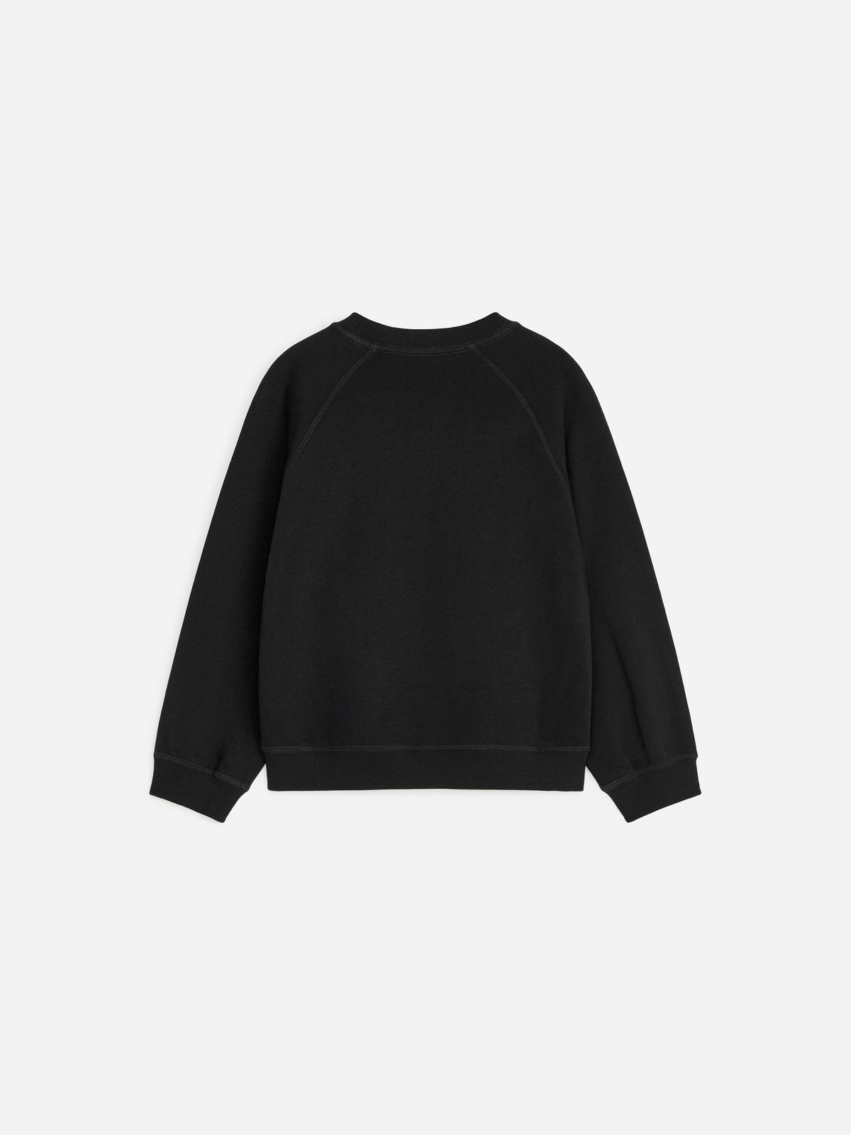 Cotton Sweatshirt - Black - Image 2