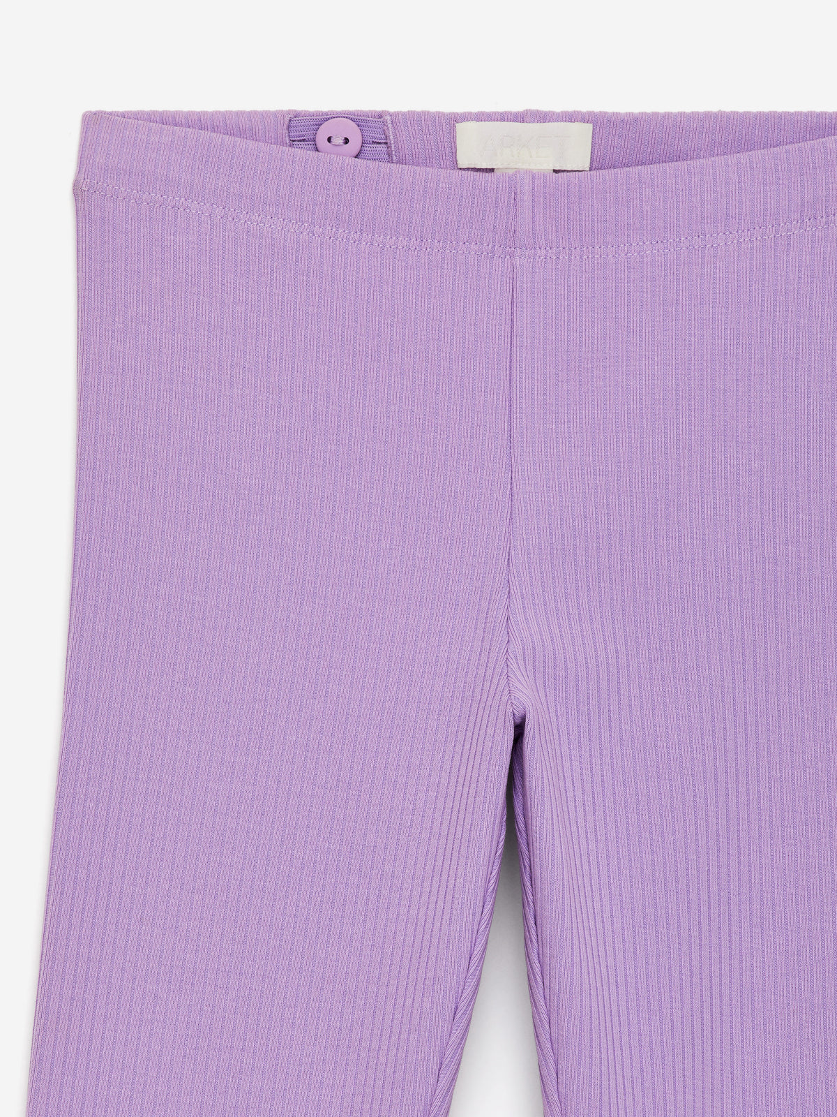 Rib Jersey Leggings - Purple - Image 3