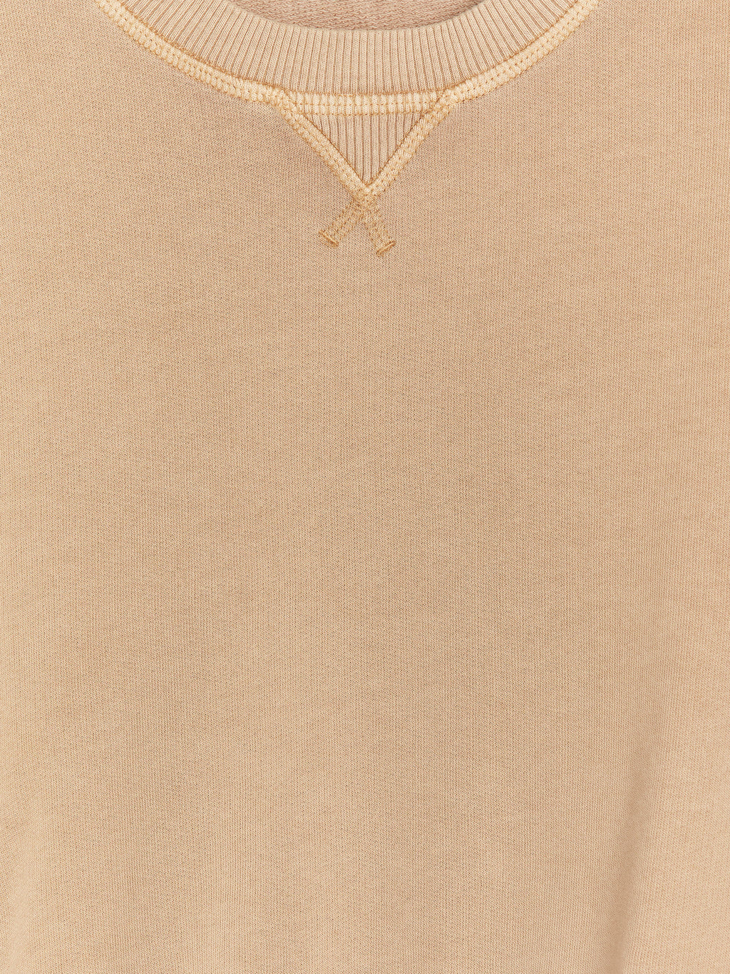 Relaxed Cotton Sweatshirt - Beige - Image 3