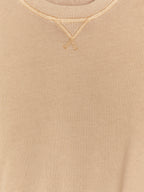 Relaxed Cotton Sweatshirt - Beige - Image 3