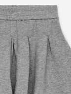 Pleated Skirt-Shorts - Grey - Image 3