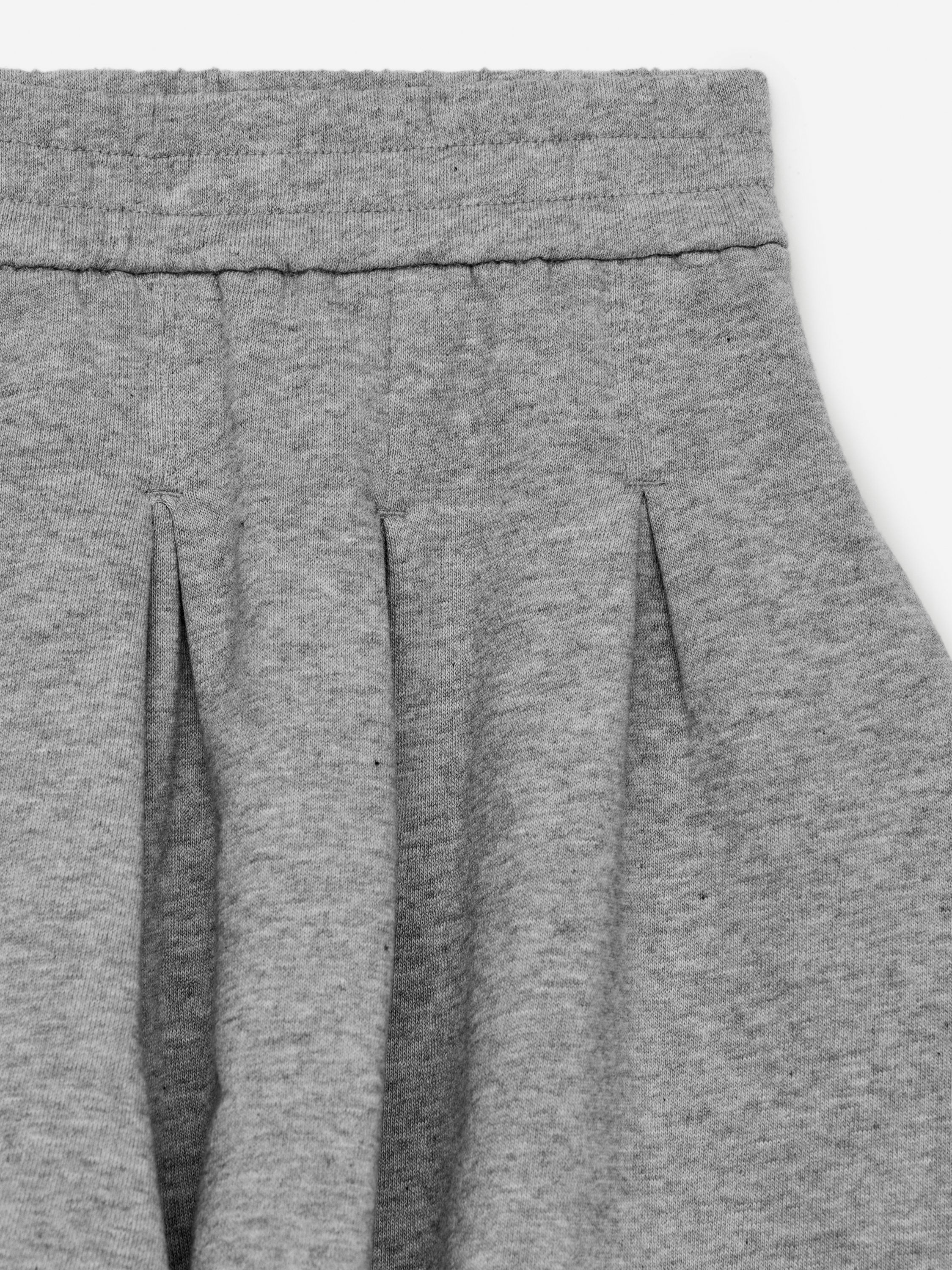 Pleated Skirt-Shorts - Grey - Image 3