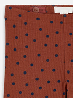 Ribbed Leggings - Brown - Image 3