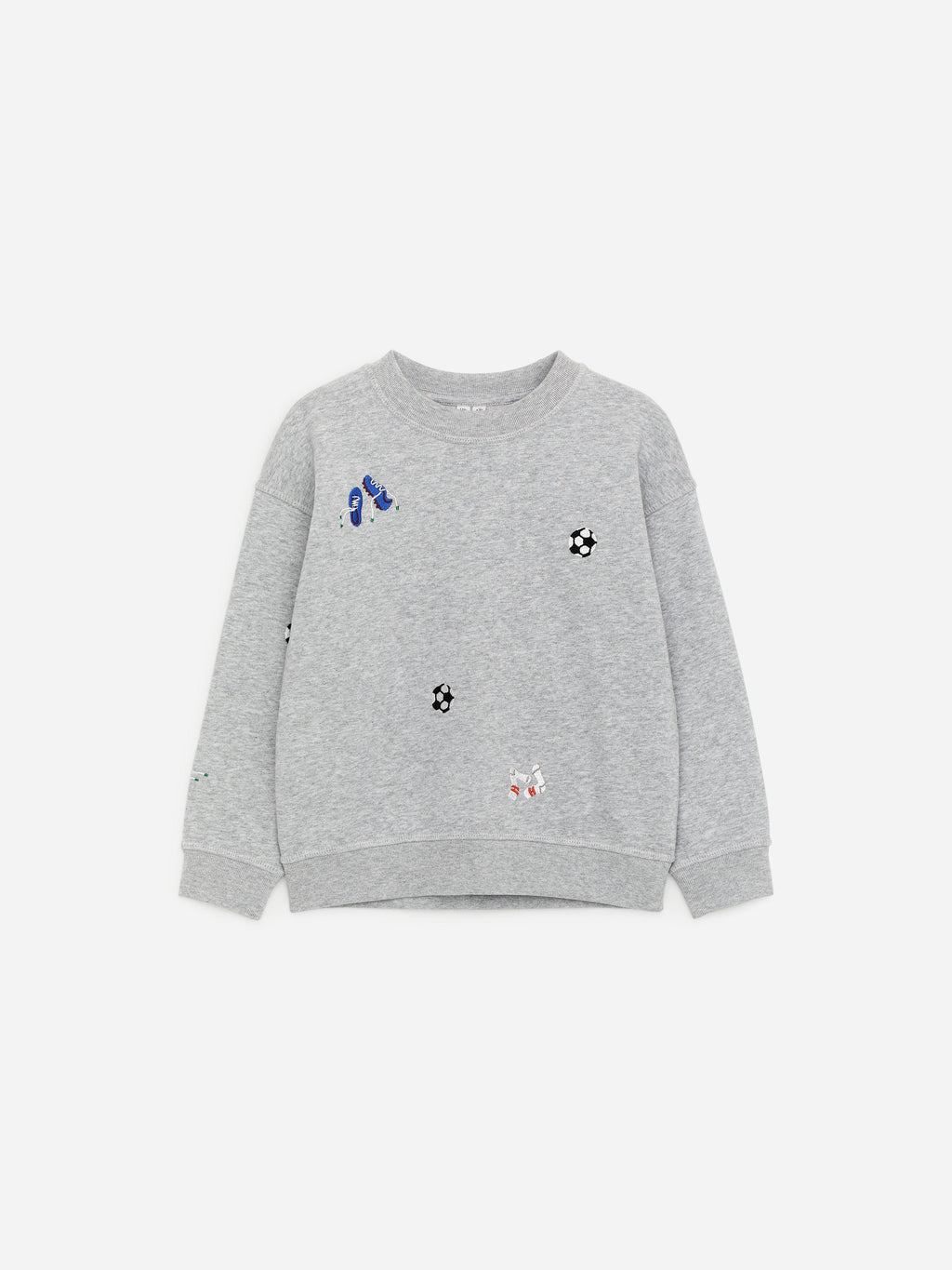 Embroidered Sweatshirt - Grey