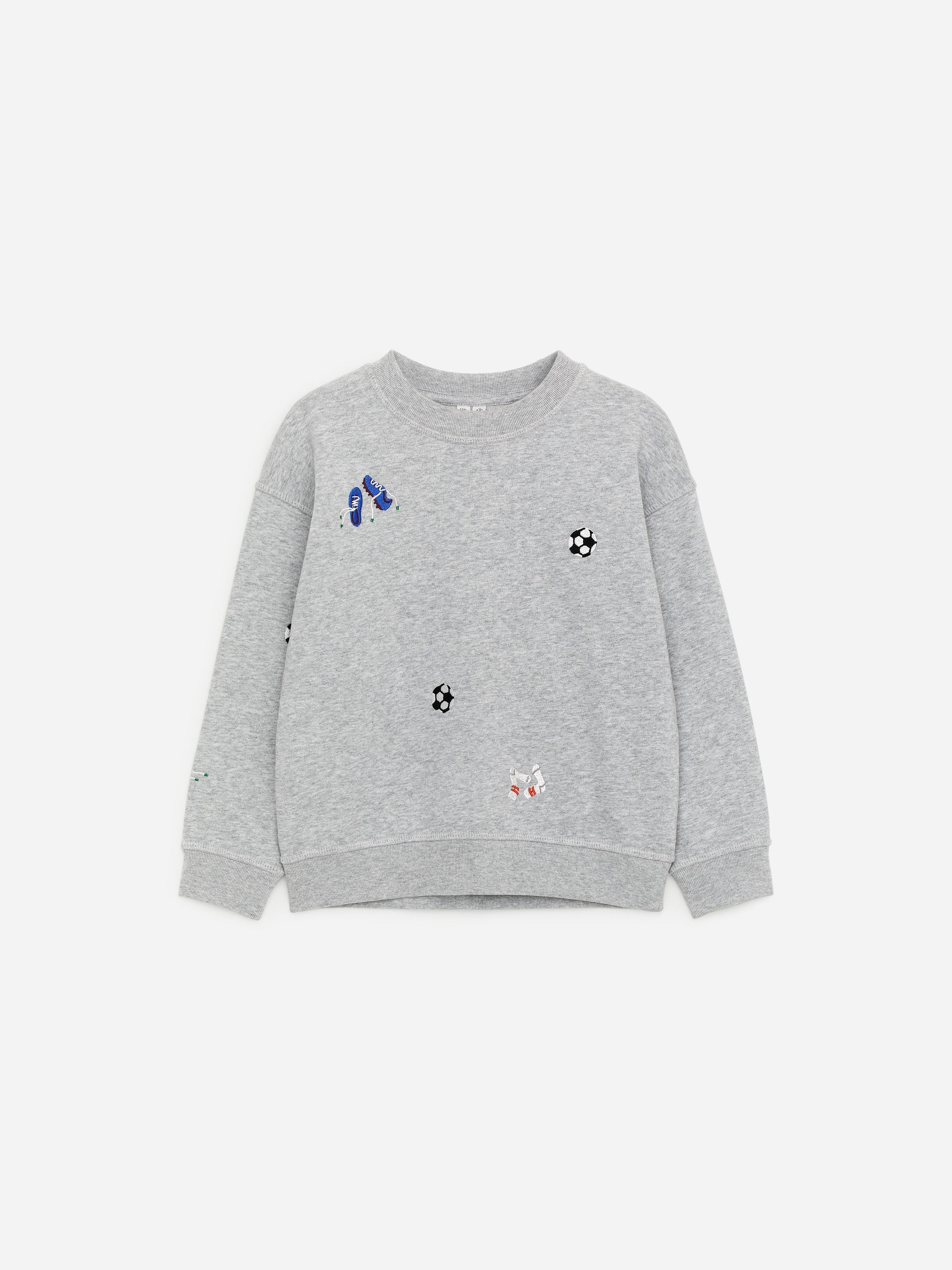Embroidered Sweatshirt - Grey