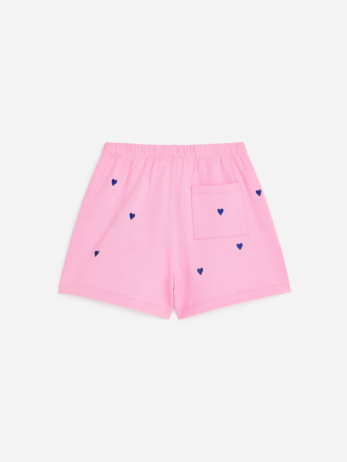 Embroidered Cotton Shorts - Pink - Image 2