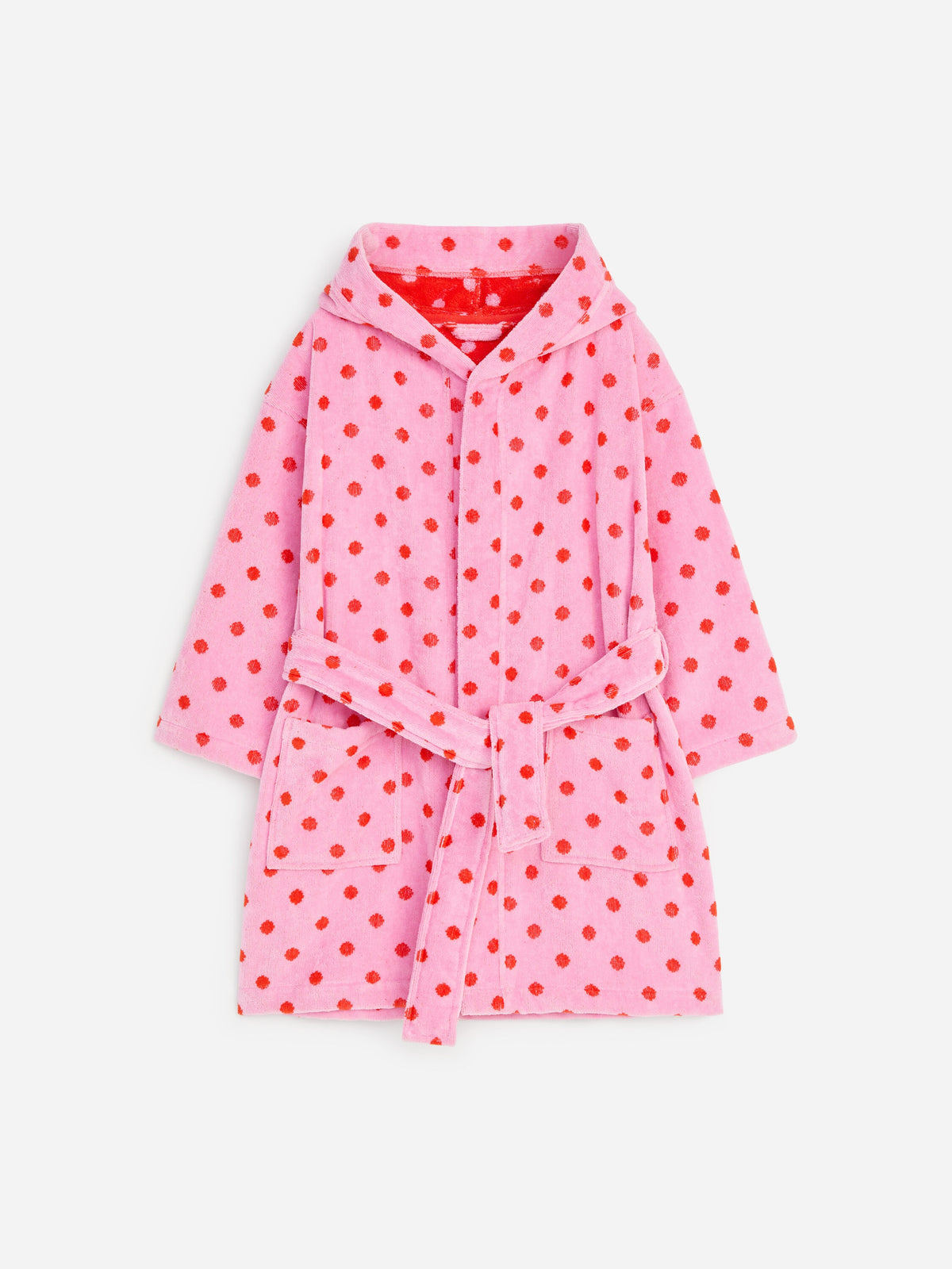 Cotton Terry Bathrobe - Pink