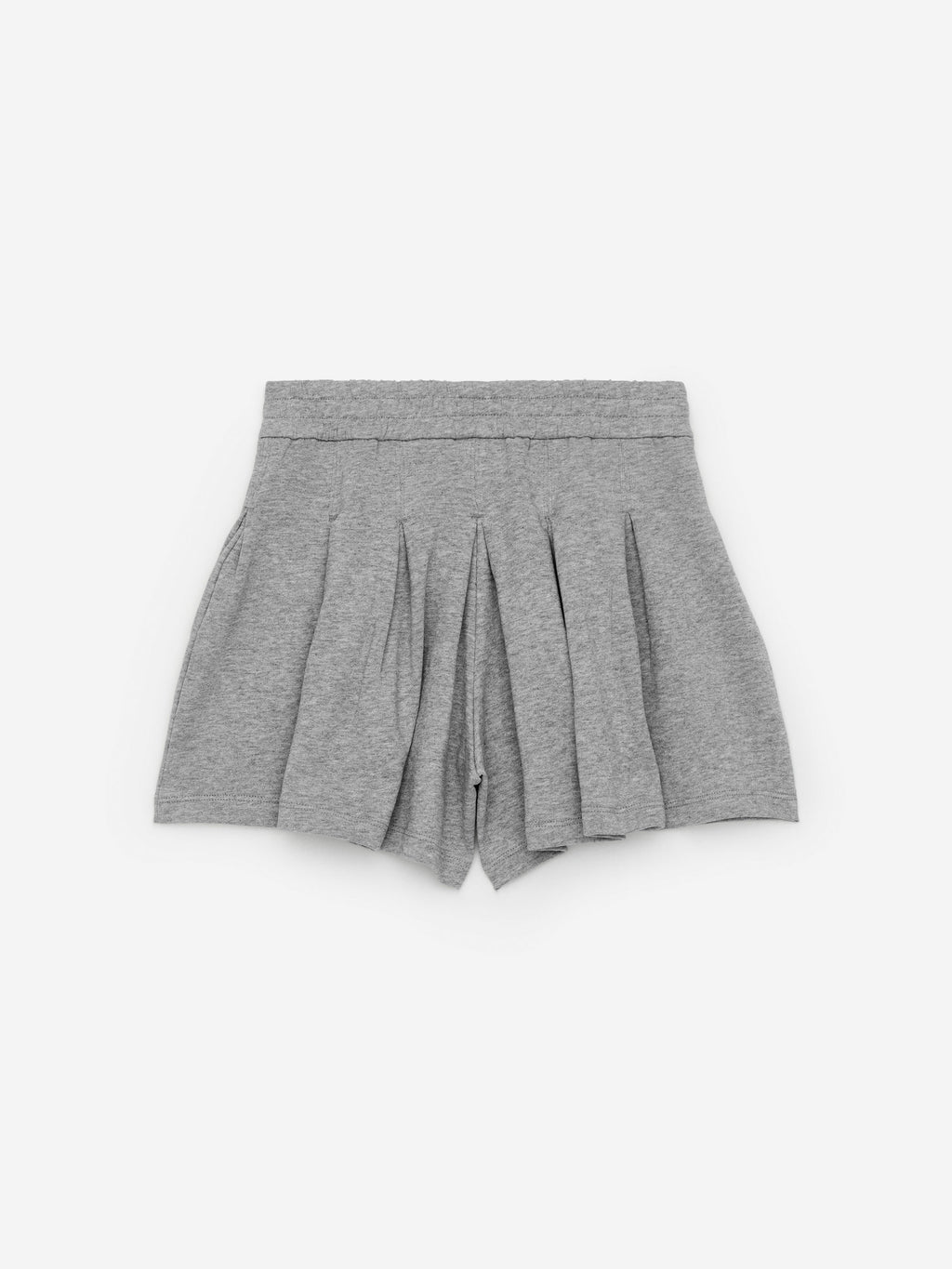 Pleated Skirt-Shorts - Grey - Image 2