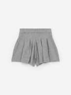Pleated Skirt-Shorts - Grey - Image 2