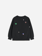 Terry Sweatshirt - Black - Image 2