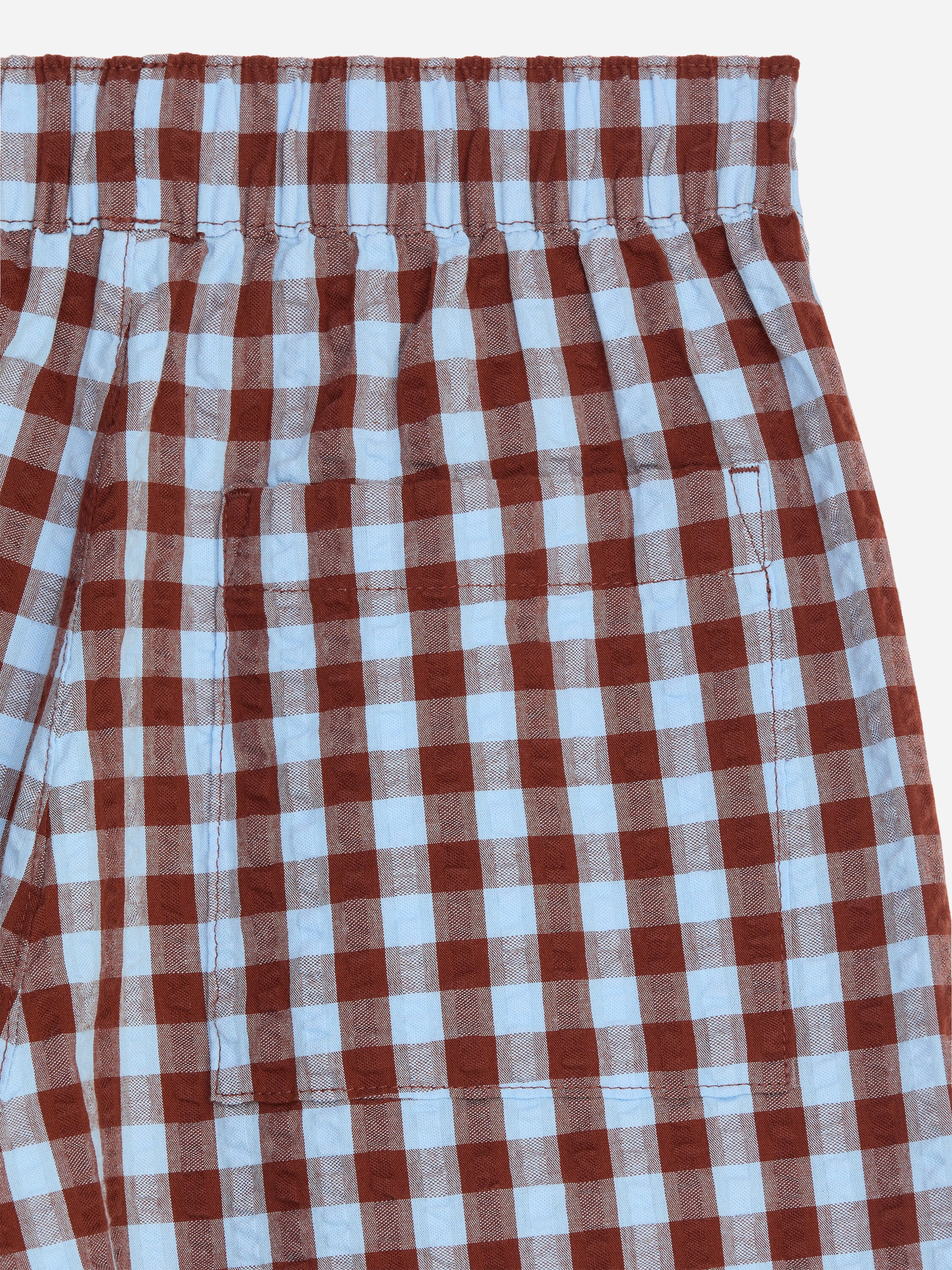 Seersucker Shorts - Blue - Image 4