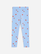 Printed Jersey Leggings - Blue - Image 2