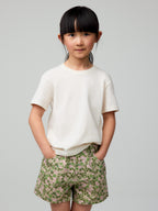 Denim Shorts - Green - Image 3