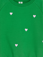 Cotton Terry Sweatshirt - Green - Image 3