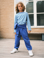 Cotton Sweatshirt - Blue - Image 5