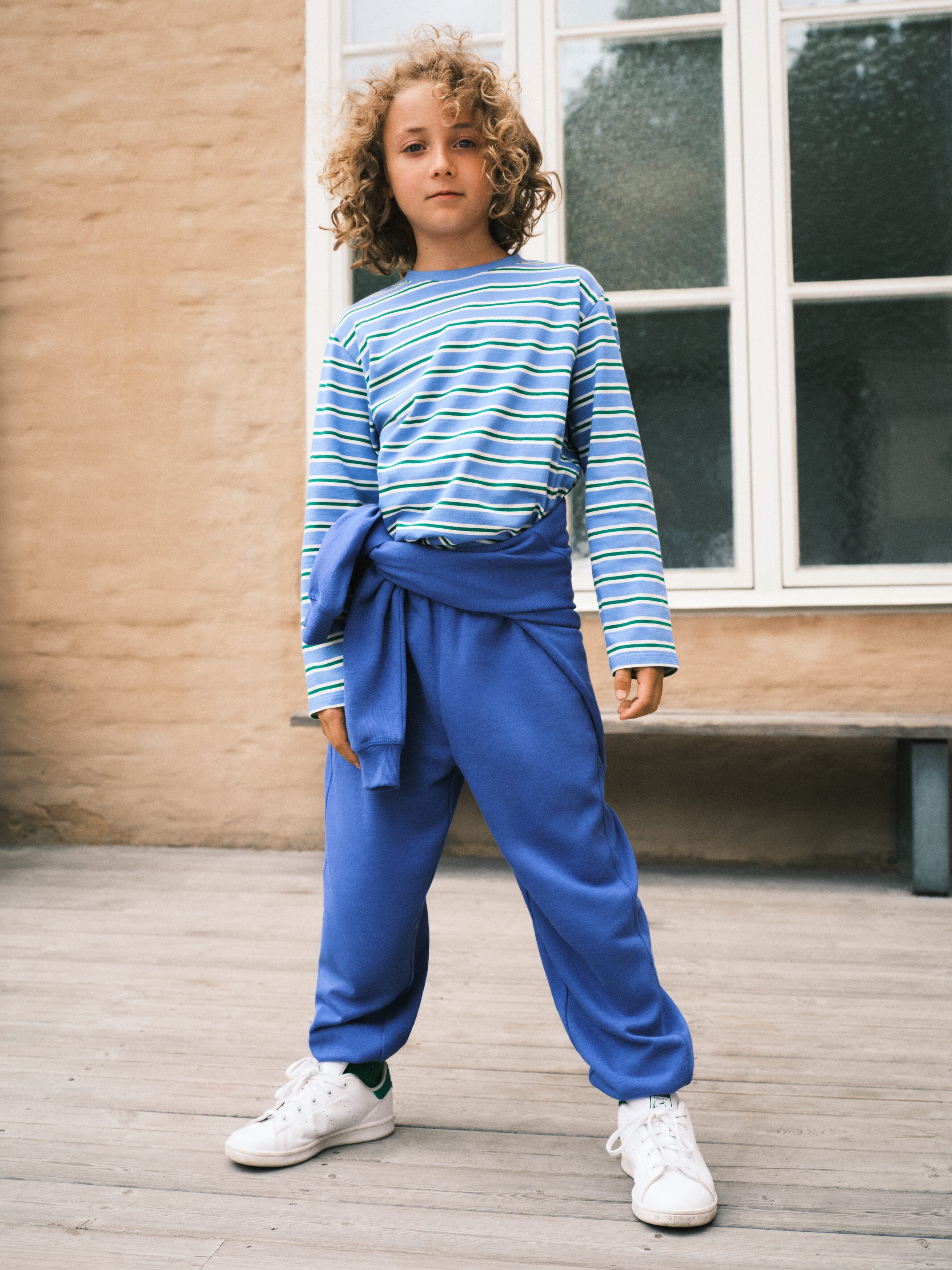 Cotton Sweatshirt - Blue - Image 5