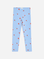 Printed Jersey Leggings - Blue