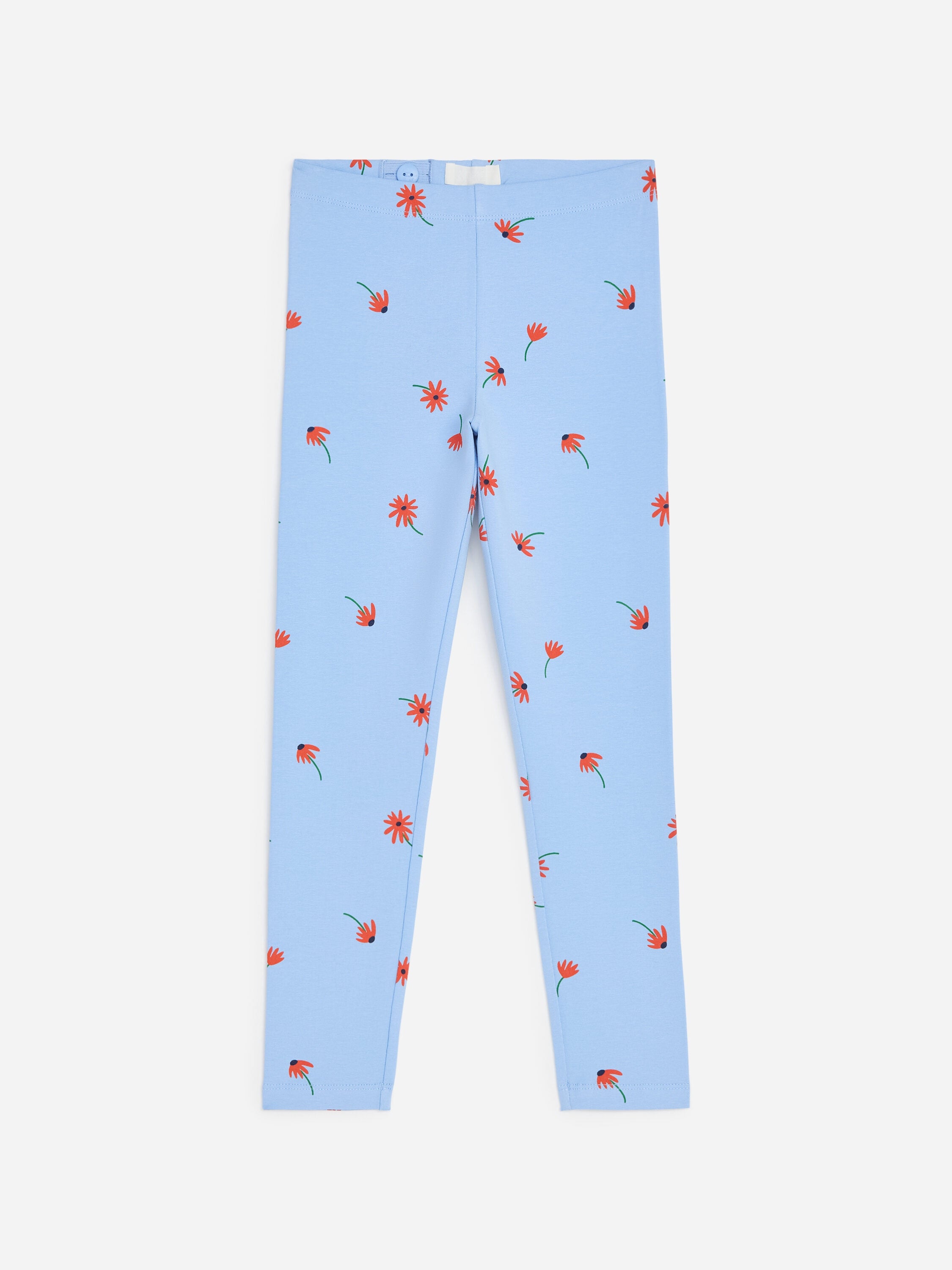 Printed Jersey Leggings - Blue