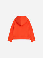 Cropped Hooded Sweatshirt - Orange - Image 2