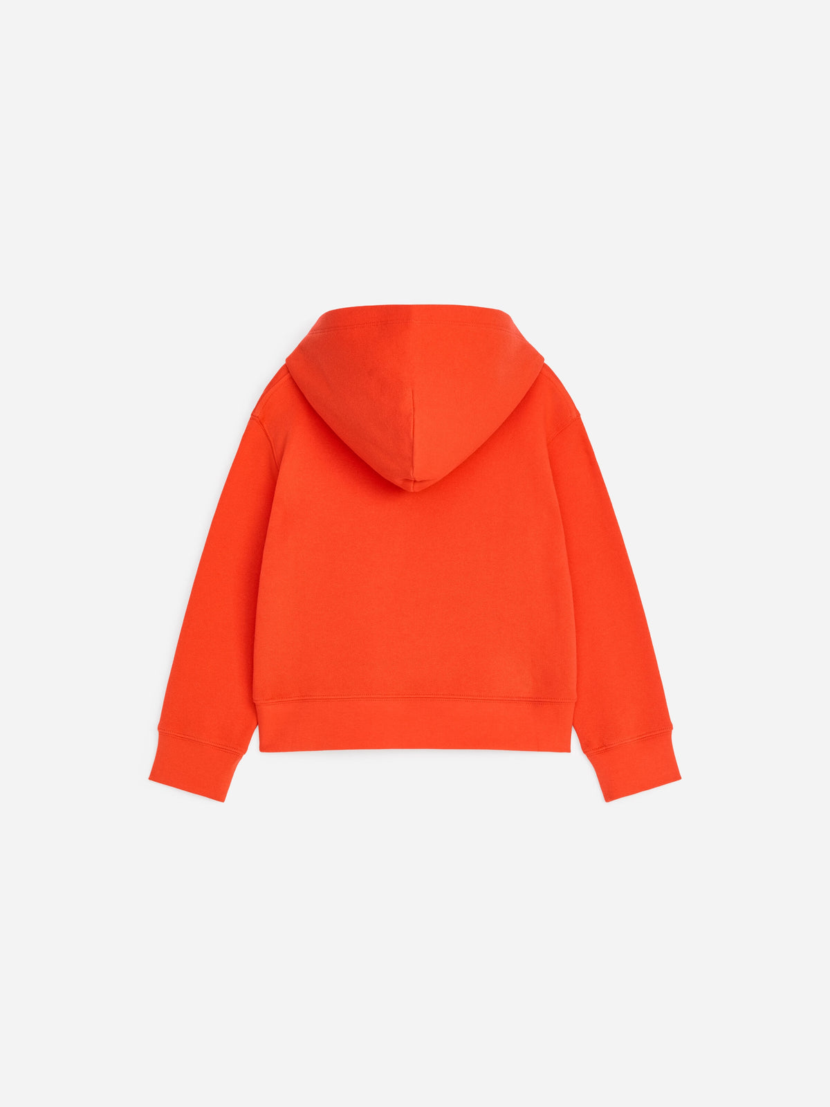 Cropped Hooded Sweatshirt - Orange - Image 2