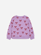 Printed Sweatshirt - Purple - Image 2
