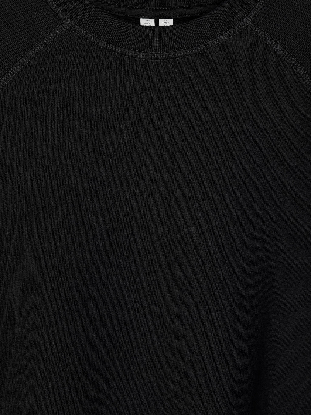 Cotton Sweatshirt - Black - Image 3