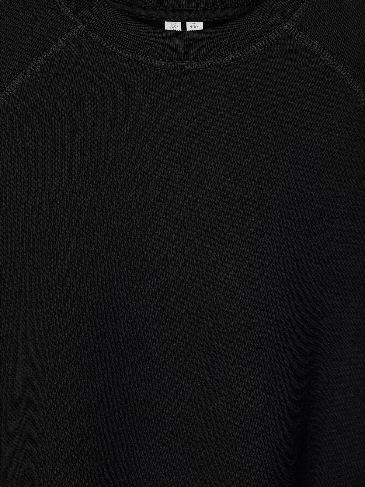 Cotton Sweatshirt - Black - Image 3