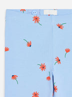 Printed Jersey Leggings - Blue - Image 3