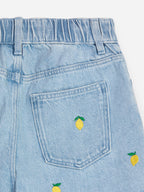 Denim Shorts - Blue - Image 4