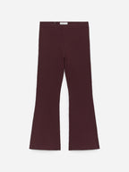 Flared Rib Leggings Set of 2 - Red - Image 3