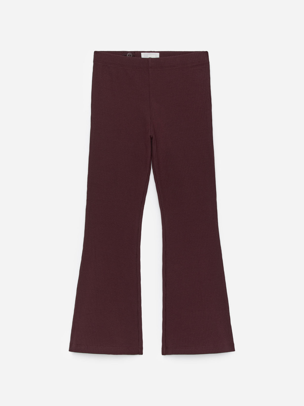 Flared Rib Leggings Set of 2 - Red - Image 3