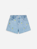 Denim Shorts - Blue