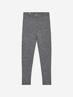Wool-Blend Rib Leggings - Grey - Image 2