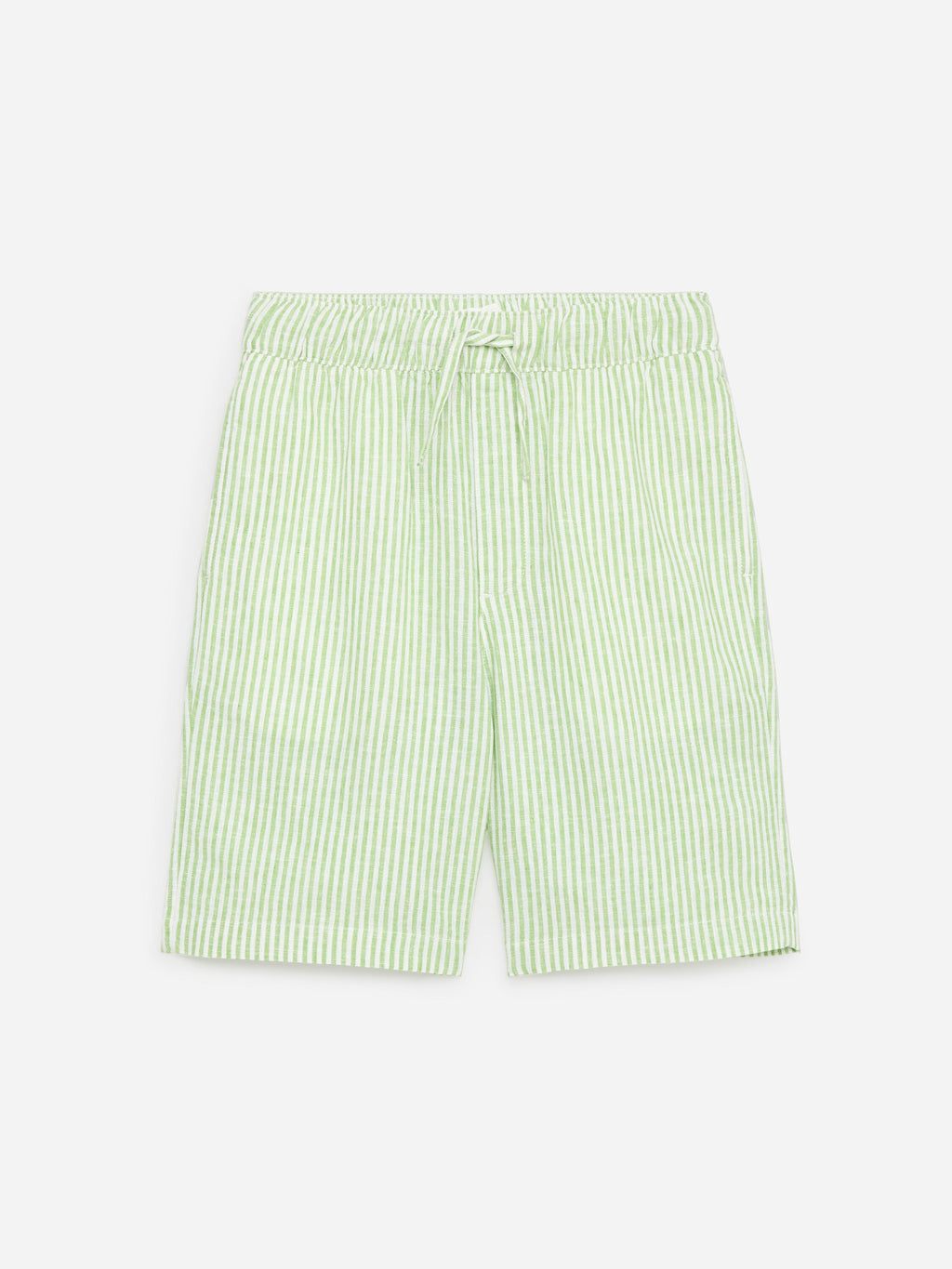 Linen Shorts - Green