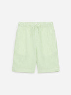 Linen Shorts - Green